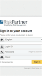 Mobile Screenshot of login.riskpartner.com